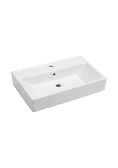 Ece Banyo - Sekura Desing Tezgah Üstü Lavabo 70 Cm Beyaz - 7728