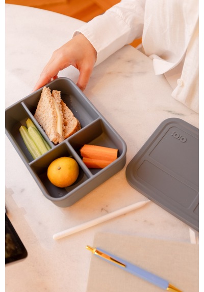 Silikon Beslenme Kutusu Bento - Misty Lilac