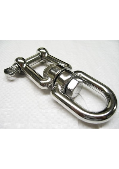 Krom Fırdöndü Kilitli. Paslanmaz Krom. 304 Kalite. Marin Tip 8mm