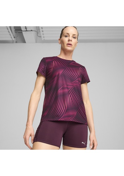 Puma Run Favorite Aop Tee W Kadın T-shirt-mor