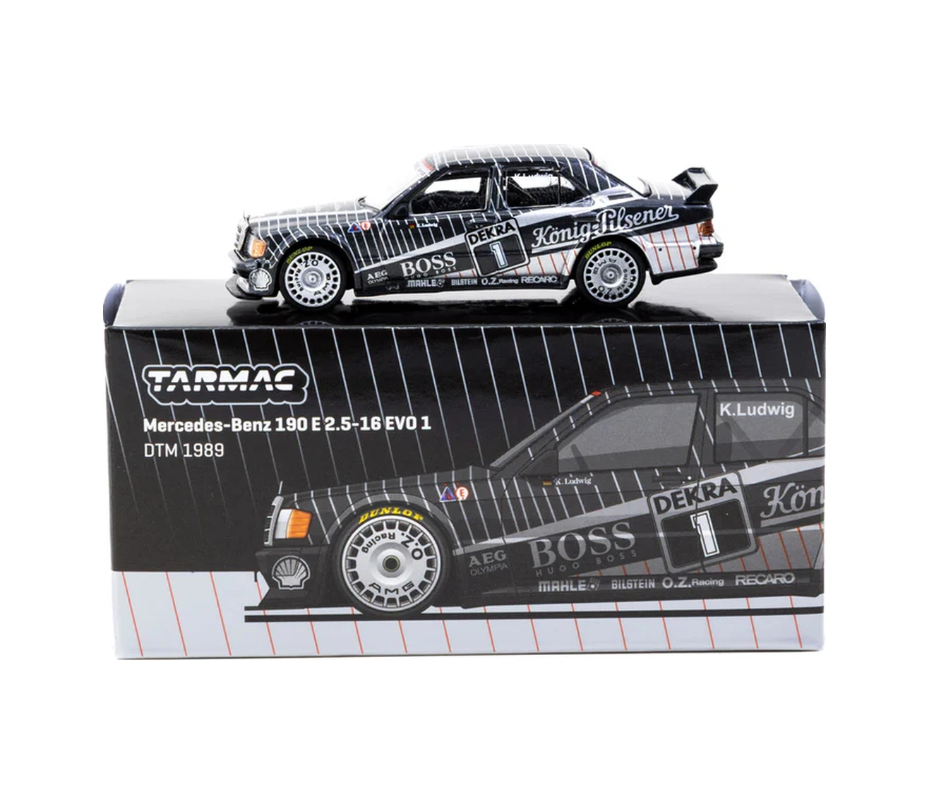 Tarmac Works 1/64 Mercedes-benz 190 E 2.5-16 Evo 1 01 - Global64 T64g-057-89dtm01 Çok Renkli