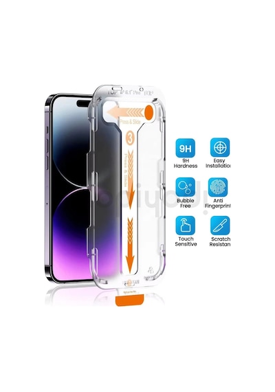 Apple Uyumlu   iPhone 17 Pro Max Ekran Koruyucu Hayalet Cam Kolay Takılabilen 5d Magic Gizli İyonlaştırılmış Güçlen