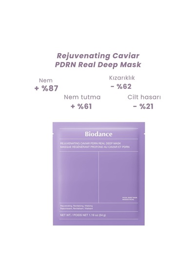 Defacto Biodance Rejuvenating Caviar PDRN Real Deep Mask- Cilt Yenileyici & Sıkılaştırıcı Maske H3472AXNS