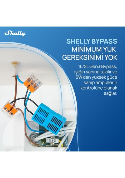 Shelly 2l Gen3 Nötrsüz 2 Kanallı Akıllı Röle