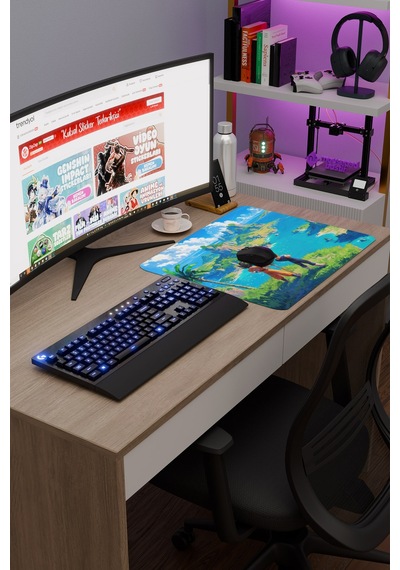 Dragon Ball Anime V2 - 48x40 Xl Gaming Kauçuk Kaymaz Taban Mouse Pad Fare Altlığı