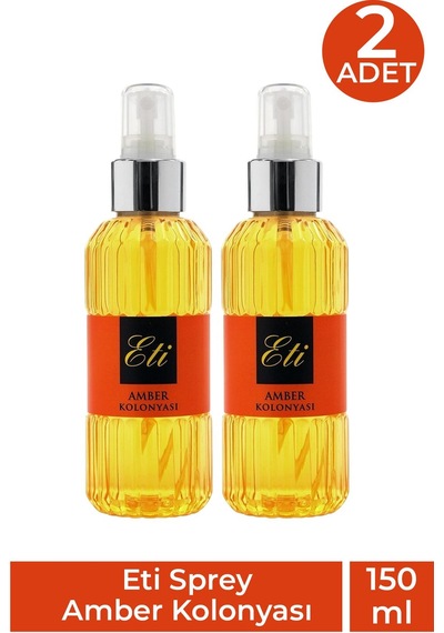 Eti Sprey Amber Kolonyası 150 Ml 2 Adet
