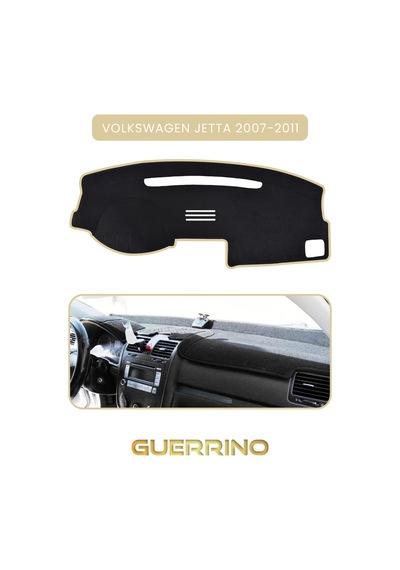 Volkswagen Jetta 2007-2011 Torpido Koruma Halısı Bej Kenar