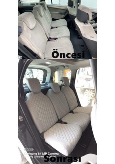 Citroen C4 Picasso Araca Özel Deri Oto Koltuk Kılıfı