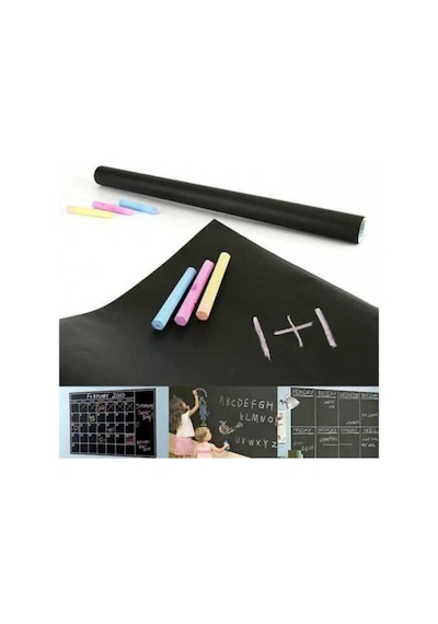 Yapışkanlı Kara Tahta Sticker Blackboard (526065733)