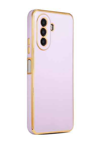 Zore Huawei Nova Y70 Kılıf Nvth Bark Kapak - Lila