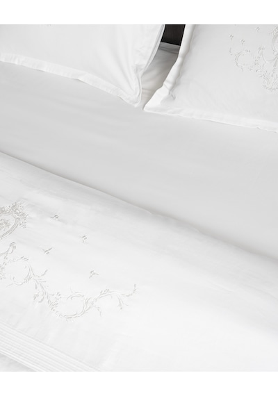 Madame Coco Elise Çift Kişilik %100 Pamuk Nakışlı Pike Takımı - Beyaz 8684427226131 Beyaz