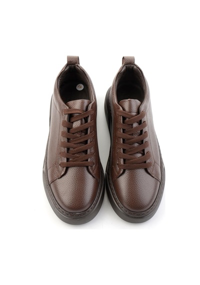 Bambi Kahve Floter Hakiki Deri Erkek Sneaker E01082020240
