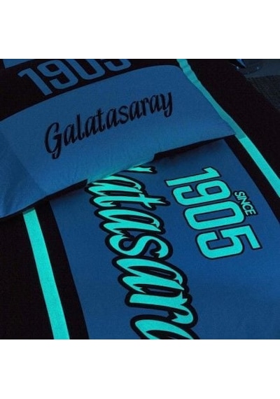 Lisanslı Tek Kişilik Nevresim Takımı Galatasaray 1905 Glow Çok Renkli