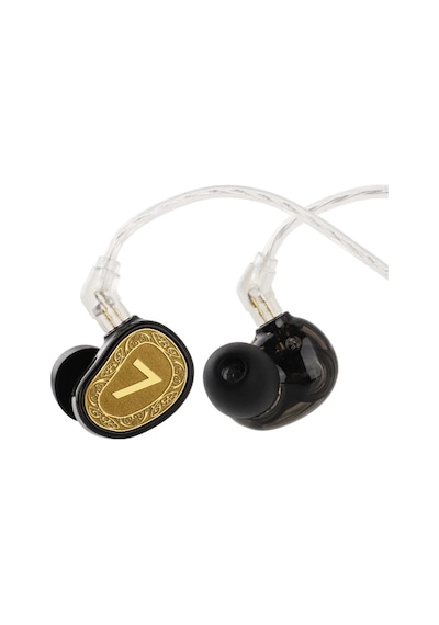 7hz Elua Ultra 10mm + 8mm Çift Dinamik Sürücülü Iem Kulaklık Altın Kulak Içi Kulaklık
