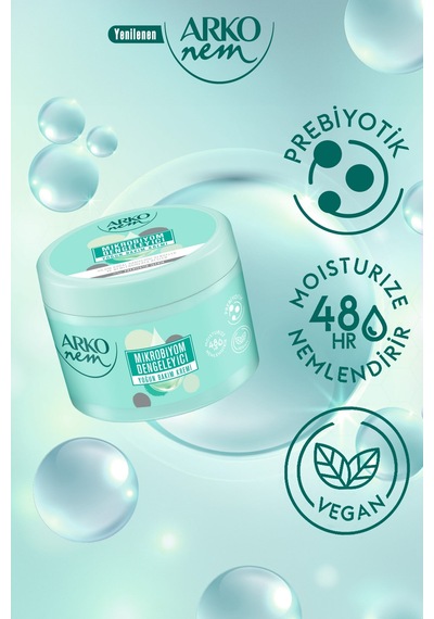 4 Adet Arko Nem Krem Mikrobiyom Yulaf 420 Ml