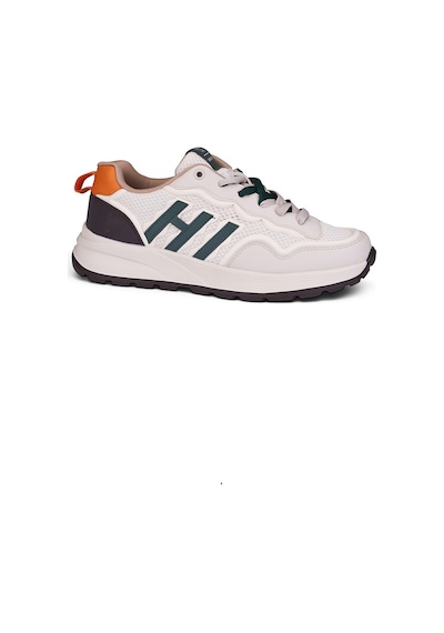 Nstil Erkek Bej Yeşil Spor Ayakkabı Rahat Yumuşak Taban Kaymaz Günlük Bağcıklı Sneaker 2064