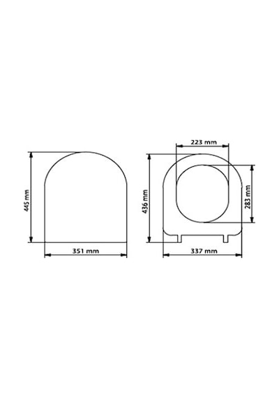 Housera Termoplast D Model Klozet Kapaği Beyaz