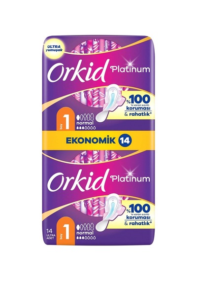 Platinum Hijyenik Ped Normal Boy 1 Ekonomik Paket 14 Adet Ped