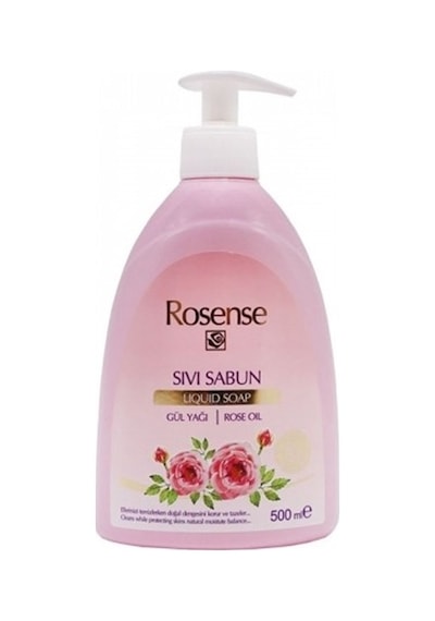 Rosense Gül Yağı Sıvı Sabun 12 x 500 ML