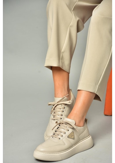 Fox Shoes S274048309 Bej Spor Ayakkabı Sneakers Bej