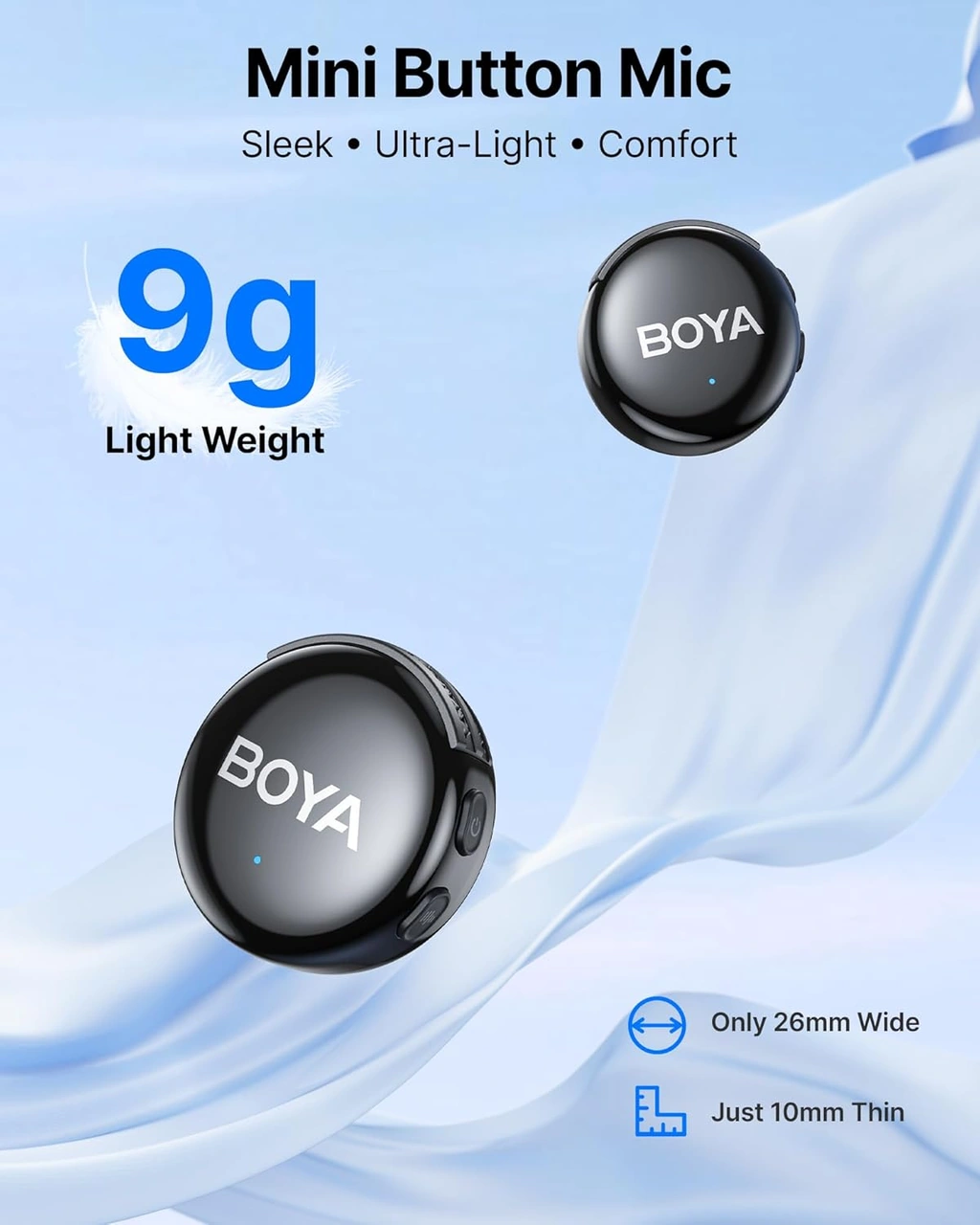 Boya Boyalınk 3-03 Kablosuz Type-c Ve Lighting Yaka Mikrofon Sistemi