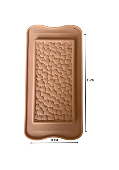 Silikon Çikolata Kalıbı Mini Kalp 21 11 Cm