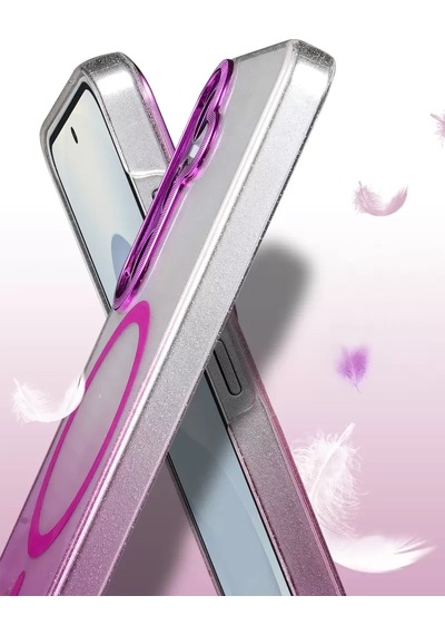 Newface Samsung Galaxy Uyumlu S23 Fe Glossy Magsafe Kapak - Çöl Titanyum