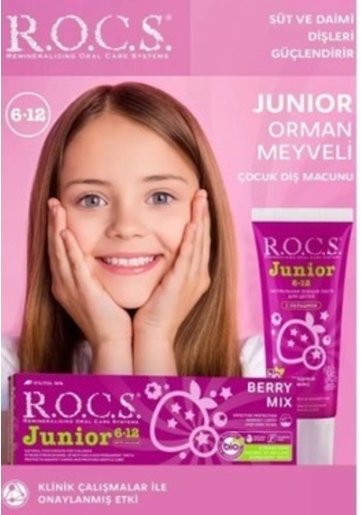 Rocs Junıor Dıs Macunu 6-12 Orman Meyvelı