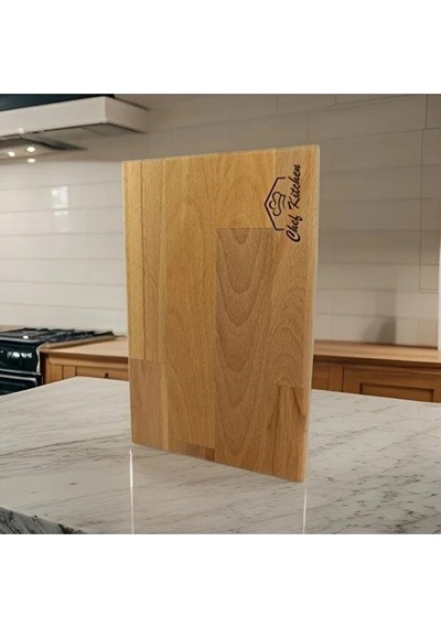 Ahşap 30x20 Cm Sebze Meyve Doğrama Ve Sunum Servis Tahtası 4 Ayaklı