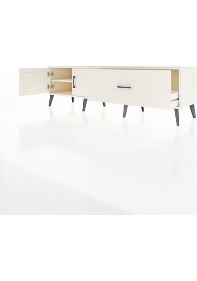 Hyperion Tv Ünitesi Tek Raflı Tek Çekmeceli 2 Kapaklı 176x44x51 Aytaşı-aytaşı/aytaşı Aytası/aytası