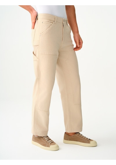 Baggy Fit Erkek Pantolon Bej