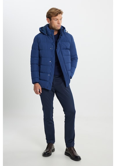 AC&Co / Altınyıldız Classics Erkek Mavı Standart Fit Normal Kesim Çıkma Kapüşon Yaka Yan Cepli Mont Mavı Mavi AC&Co / Altınyıldız Classics Erkek Mavı Standart Fit Normal Kesim Çıkma Kapüşon Yaka Yan Cepli Mont Mavı Mavi
