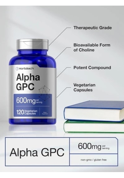Alpha Gpc 600 Mg 120 Veg. Capsules
