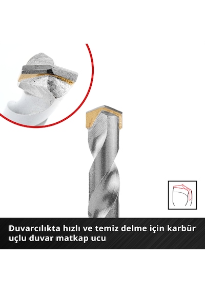 Einhell S-CASE 10 Parça Seramik Matkap Ucu Seti - 49051410
