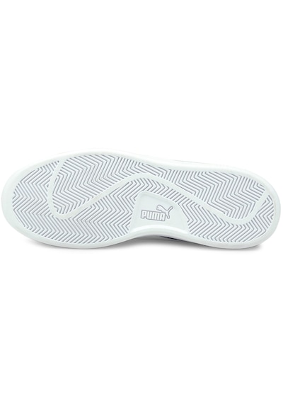 Puma Smash V2 L Siyah Beyaz Unisex Deri Sneaker 100323982 Siyah