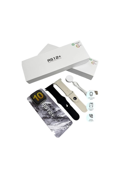 Rs12 Pro+ Titanyum Kasa Akıllı Saat - Uyku Ve Nabız Takibi, Suya Dayanıklı, Bluetooth Arama Yeni Nesil