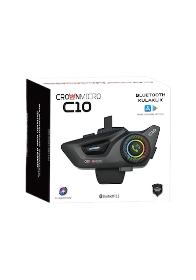 Crown Micro C10 Motosiklet Kask İnterkom Seti