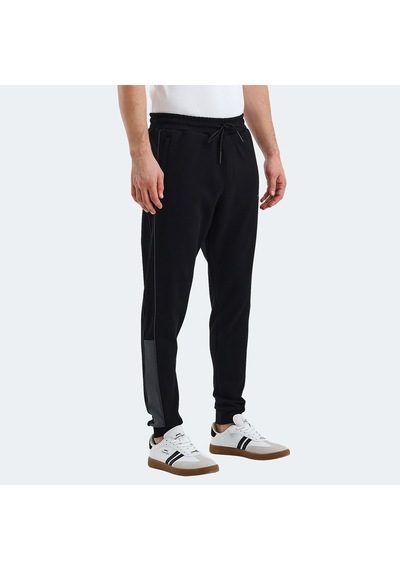 Slazenger VALARY Erkek Cepli Dar Paça Siyah Eşofman Altı