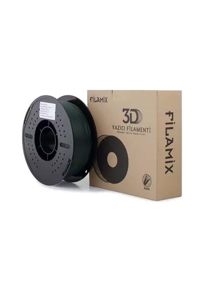 Filamix Pla+ Siyahımsı Yeşil Filament 1.75mm 1kg