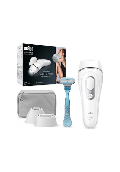 Braun Silk Expert Pro 3 PL3121 2 Başlıklı Yeni Nesil IPL Epilasyon Cihazı + Seyahat Çantası Braun Silk Expert Pro 3 PL3121 2 Başlıklı Yeni Nesil IPL Epilasyon Cihazı + Seyahat Çantası