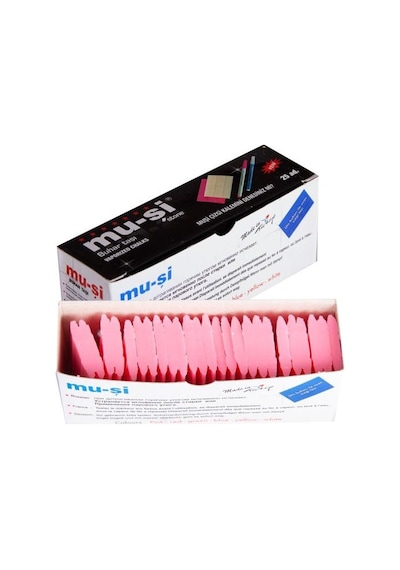 Muşi Çizgi Taşı Pembe Renk 25 Adet