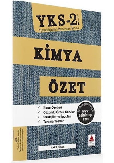 Kentkitap-Delta Kültür Yayınları Ayt Kimya Özet