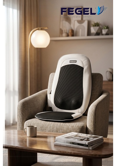 Fegel FG-C22 Shiatsu Isıtmalı Titreşimli Taşınabilir Araç ve Ev Tipi Masaj Koltuğu