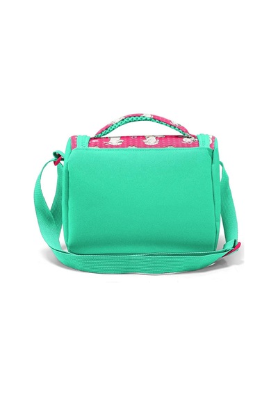 Coral High Kids Neon Mercan Su Yeşili Alpaka Desenli 3 Lü Okul Çanta Seti Set0123466