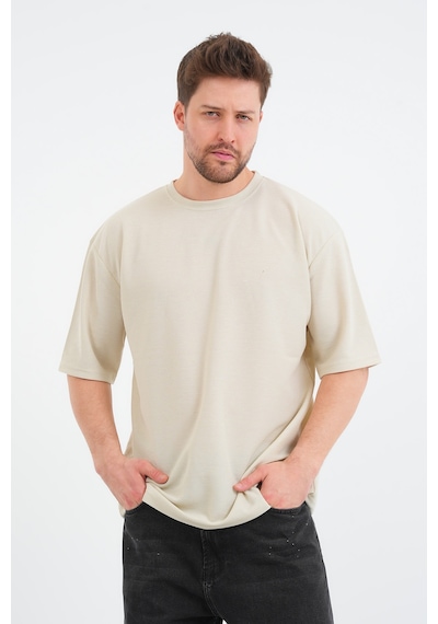 Redline Sway Erkek Oversize Tişört Bej