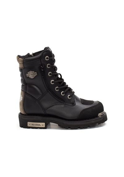 Harley Davidson Riddick Garson Siyah Deri Bot