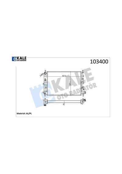 Motor Su Radyatoru Escort Clx 1.6 Zetec 95 01 2 Sıra Al Pl Kale Radyatör 94at8005ba