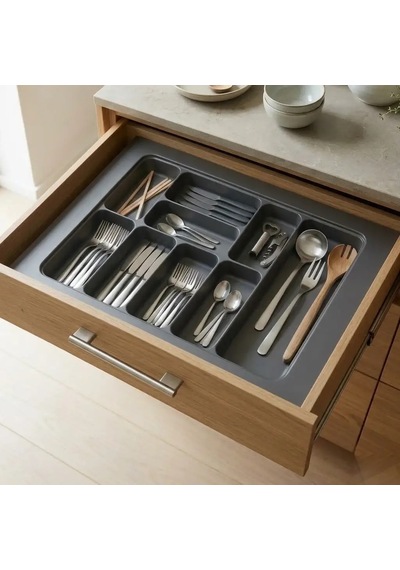 Sese Plastik Ekonomik Kaşıklık 66x49 Cm Antrasit 400-07-09-54 Çok Renkli