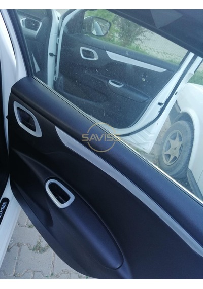 Peugeot 301 & C-elysee Full set - 40 Parça Gümüş Gri Konsol ve Trim Kaplama,Maun Kaplama (Gümüş Gri)