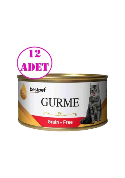 Bestpet Gurme Kedi Konservesi Sığır Etli 12 x 100 G